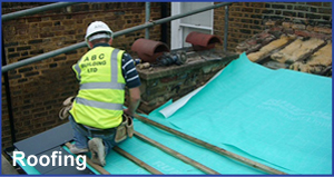 Roofing work